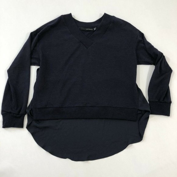 Kai-aakmann Sweater Women's S Blue V-neck Long-sleeved Reg Fit Size Small S - Picture 1 of 12